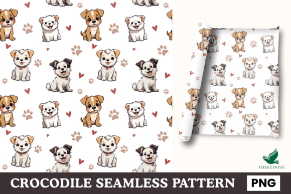 Dog Seamless Pattern - 07: A Versatile Digital Design for Creative Projects
