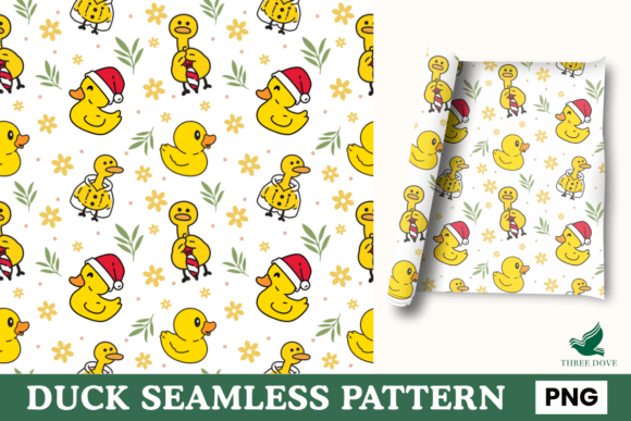 Duck Seamless Pattern - 03 for Creative Projects