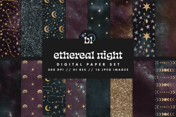 Ethereal Night Galaxy Digital Paper: A Creative Revolution in Digital Design