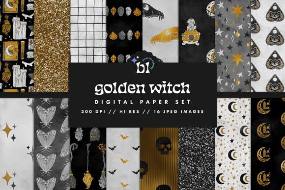 Golden Witch Digital Paper: A Must-Have for Creative Projects