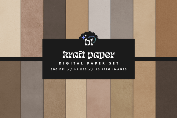 Kraft Texture Digital Paper: A Modern Creative Essential for Designers and DIY Enthusiasts