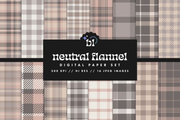 Neutral Flannel Digital Paper: A Versatile Tool for Creative Projects