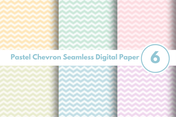 Pastel Chevron Seamless Digital Paper