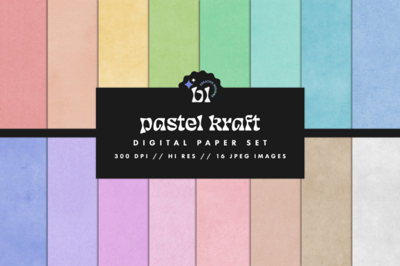Pastel Kraft Digital Paper: A Modern Tool for Creative Professionals and Entrepreneurs