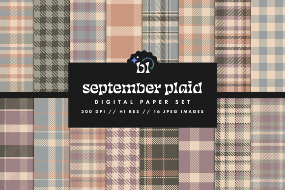 September Plaid Digital Paper: A Creative Resource for Designers and Hobbyists