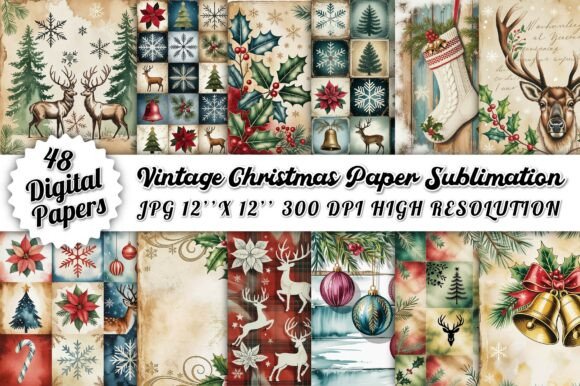 Vintage Christmas Paper Sublimation: A Strategic Tool for Nostalgic Holiday Creativity
